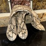 Cole Haan NWOT  10 Glenda Snakeskin Embossed Leather Knee High Heel Wedge Boots Photo 7