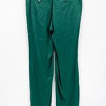 ANINE BING Emerald Green Classic Straight Leg Silk Pants Size 38 NWT Photo 4