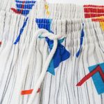 Vintage 90s Action Geometric Pattern Shorts Red Size M Photo 7