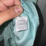 Tea & Cup  Women’s Romper Size S Sage Blue Green Open Back Spaghetti Strap Photo 7