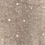 White House | Black Market Gray Embellished Sweater Tunic Small Studded Cozy Knit Photo 2