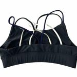 NWT Vie Active Sports Bra Strappy Lola Bra in Gray Women’s Size Large Msrp $58 Black Photo 1