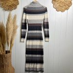 Charter Club  cashmere sweater dress midi turtleneck soft cozy ribbed Large Photo 4