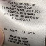 Anthropologie Deletta Beaded Lace Peplum Top Short Sleeve Shirt Blouse Women’s S Photo 6