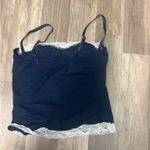 Amazon  Blue Lace Tank Top Photo 1