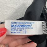 Maidenform Vtg 34 US S Babydoll Black Top Satin Lace Fairycore Coquette Festival Photo 5