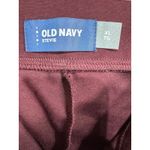 Old Navy ‎ Stevie Burgundy High Waist Skinny Stretch Ponte Legging Pants Size XL Photo 2
