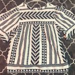 Old Navy  Women's Textured V-Neck Boho Top Size M, Short Sleeve, Casual Photo 2