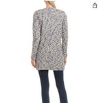 ASTARS Bette Cocoon Cardigan X Small Knit Jersey Knit Lined Open Front Textured Blue Size XS Photo 1