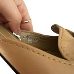 Merona Vintage Y2K Tan Camel Leather Pointed Heel Bow Kitten 10 Photo 3