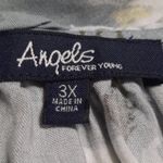 Angels Forever Young Floral Blouse Size 3X Blue Photo 3