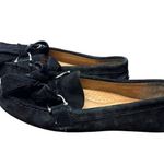 Lauren Ralph Lauren Bayleigh Womens Black Suede Flats Size 8B SKU 6858 Photo 2
