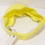 Anthropologie  Yellow Terry Visor One Size NEW Tennis Summer Beach Photo 2