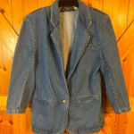Jordache Vintage Jeanjer  Denim Jacket Blazer Size MEDIUM (5806) Photo 0