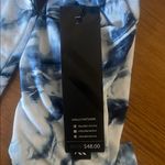 Kyodan  Navy and White Tie-Dye Pullover Photo 6