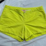 Lilly Pulitzer Ricky Adie lime green textured shorts sz 2 Photo 0