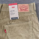 Levi's Levi’s Low Pro Corduroy Jeans - Size 29x30 - Light Brown - NWT Photo 4