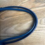 Michael Kors  Canvas Leather Trimmed Large Tote Travel Bag Ivory Navy Blue Photo 7