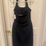 Wild Fable Dark grey Denim Overall dress Photo 3