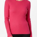 Old Navy  Ribbed Long Sleeve Top Coral Pink Size S Tall Photo 0