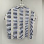 Brooke Wright Blue‎ Ticking top size medium Blue Photo 2
