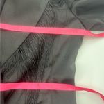 Nasty Gal  premium stain fringe blazer dress black sz 4 Photo 5