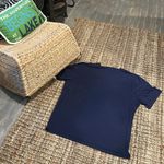 Eberjay  Women’s Navy Tencel‎ Blue Shirt Size Large Photo 5