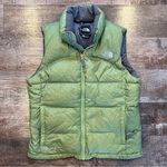 The North Face  Women’s 550 Goose Down Green Vest Full Zip Size Small Photo 0