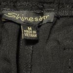 Shinestar  Black Casual Cargo Drawstring Jogger Size M Photo 6