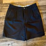 Liz Claiborne  Women's High Waist Black Shorts / DG119 Photo 0