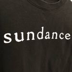Sundance  Black Raw Edge Crop Sweatshirt Size M Photo 1