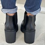 Soda Black Chunky Heel Ankle Bootie Photo 3