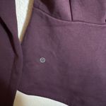 Lululemon  &go Destination zip up hoodie sweater size 6 in black cherry plum Photo 3