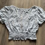 Aeropostale Floral Cropped Blouse Photo 2