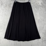 Susan Graver  A-Line‎ Skirt Women Pull On Elastic Waist Neutral Casual Black XS Photo 2