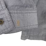 Chico's Chambray Blue Button Down Utility Shacket Shirt Size Small Relaxed Fit Photo 4