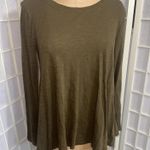 Old Navy Blouse Green Gauze Long Sleeve Pullover Tunic Top Women’s XS New Photo 0