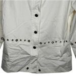 Nancy Bolen City Girl Jacket‎ with Grommets White Size 10 Photo 2