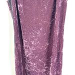 Splendid  Purple Black VNeck Crushed Velvet Cami Dress Photo 10