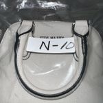 Steve Madden Faith Saffiano Small Faux Leather Crossbody White Bag Purse Euc Photo 11