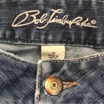 Bob Timberlake  Denim Embroidered Wide Leg Cargo Denim Capri Blue Jeans Womens 10 Photo 9