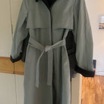 London Fog  Classic Black Trench Coat Photo 0