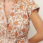 Veronica Beard NWT  Lexington Midi Floral Dress Off-White MulticolotSize 2 Photo 6