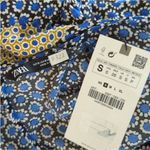 ZARA women’s floral satin plunging jumpsuit Photo 7