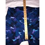 Old Navy  Active Maternity Size M Leggings Capri Cropped Blue Purple Go Dry Photo 4