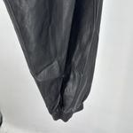 Scoop faux leather Black joggers pull on L casual fall winter active neutral Size L Photo 3