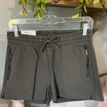 The Comfy Twill Shorts Cotton Spandex Olive Green Elastic Drawstring Womens XXL Knit Photo 5