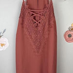 Mine Britton Orange Cross Draped Tank Photo 0