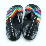 Met 520 Womens Water Shoes Slip On Fabric Rainbow Ship Black Size 40/41 US 8.5 Photo 2