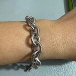 Judith Ripka 925 Sterling Silver Rolo Link Chain Bracelet Photo 1